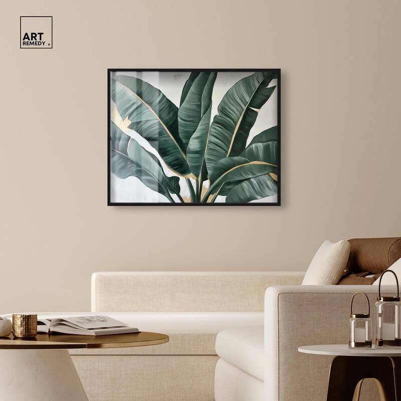 Jungle Jewel Jade II Shadowbox by Art Remedy