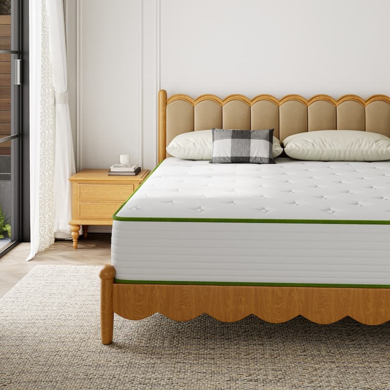 SweDrea 12 in. Medium Hybrid Gel Memory Foam Mattress In a Box with CertiPUR-US, SGS and OEKO-TEX