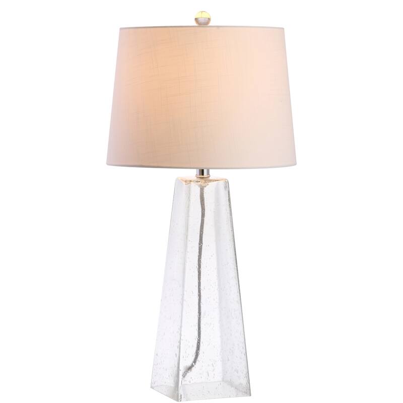Aksel 28.5" Glass LED Table Lamp, Clear by JONATHAN Y