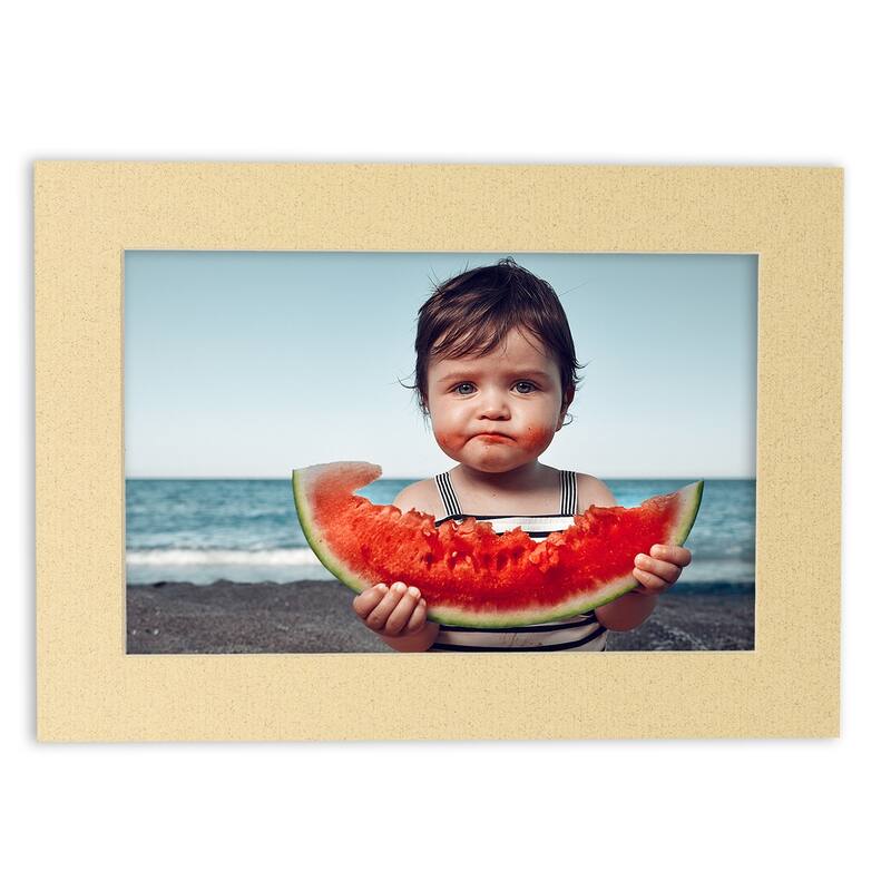 Pack of TEN 15x30 Mats Bevel Cut for 10x24 Photos - Acid Free Tan Precut Matboards For Pictures, Photos, Framing