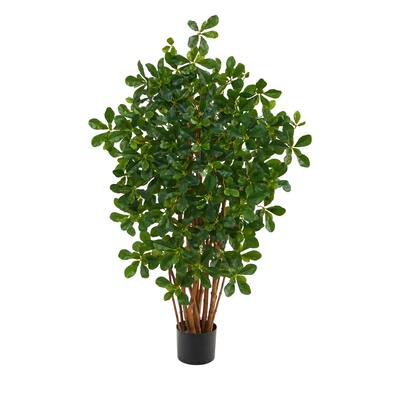 3.5' Black Olive Artificial Tree - 6"