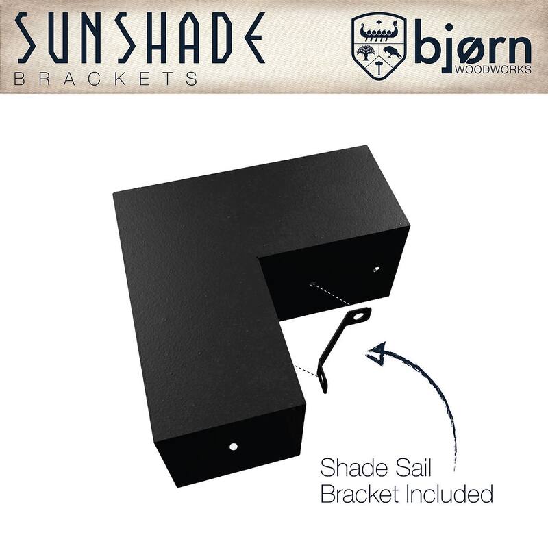 Pergola Kit, Steel Brackets, Bjorn Woodworks, Modular Sizing