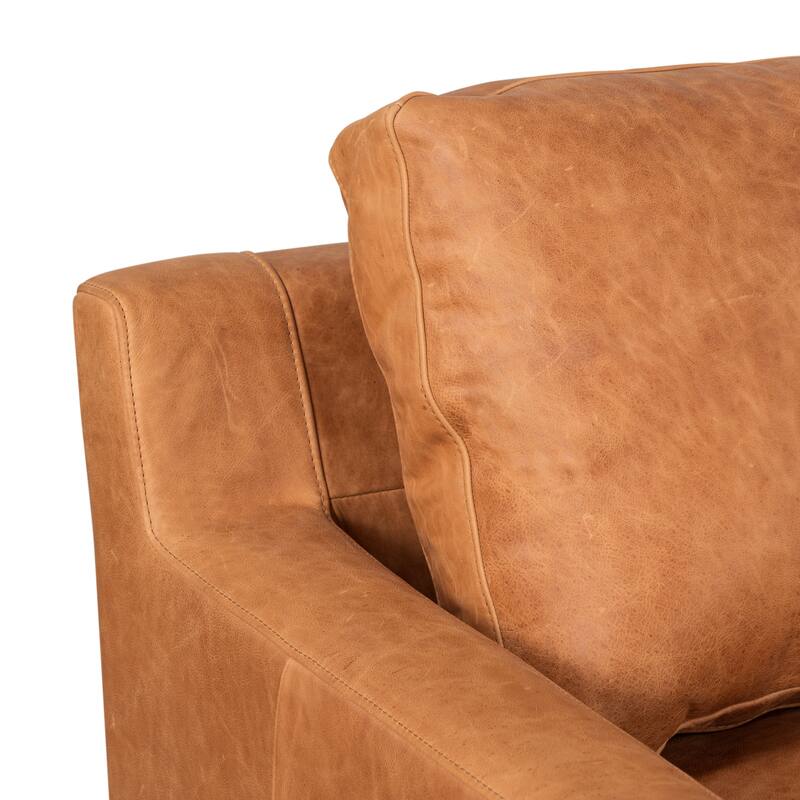 Poly & Bark Sorrento Sectional - Genuine Italian Leather