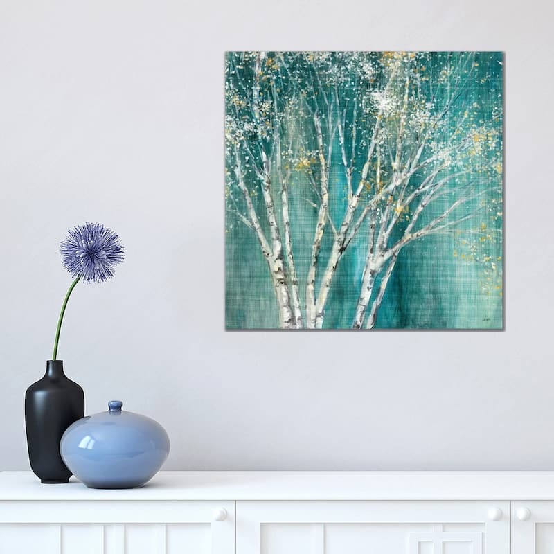 iCanvas "Blue Birch Flipped" by Julia Purinton Canvas Print - 18x18x1.5