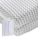 preview thumbnail 5 of 47, Ely's & Co. Baby Fitted Crib Sheet Set - 2 Pack - 28" x 52" Grey Chevron & Polka Dot