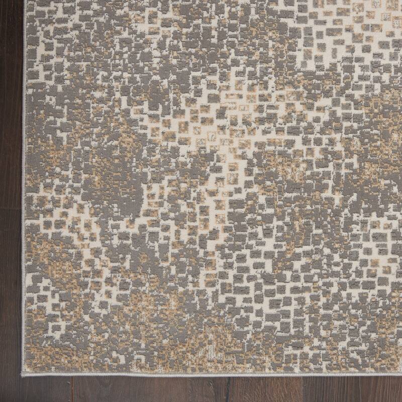 Michael Amini MA90 Uptown Abstract Area Rug