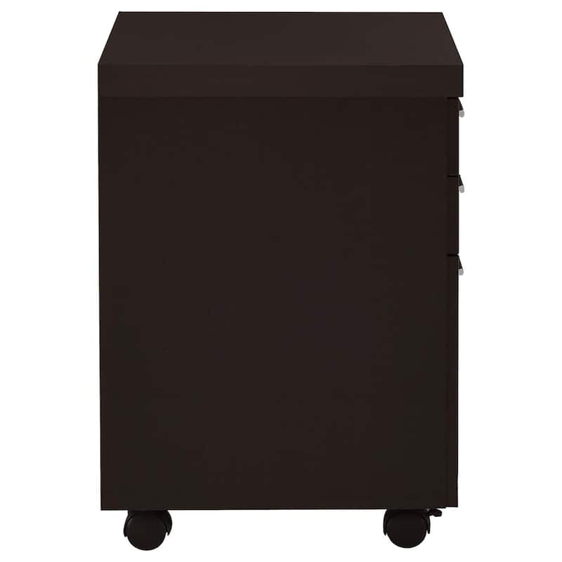 Cappuccino 3-Drawer File Cabinet