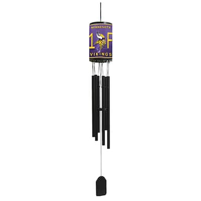 NFL Wind Chime, #1 Fan with Team Logo, Minnesota Vikings
