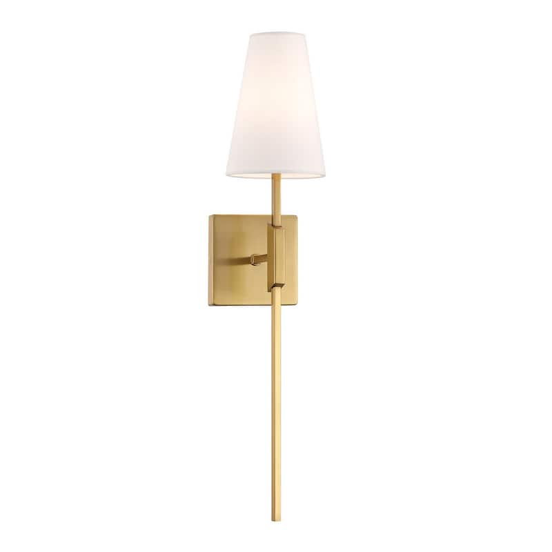 Wall Sconce in Natural Brass