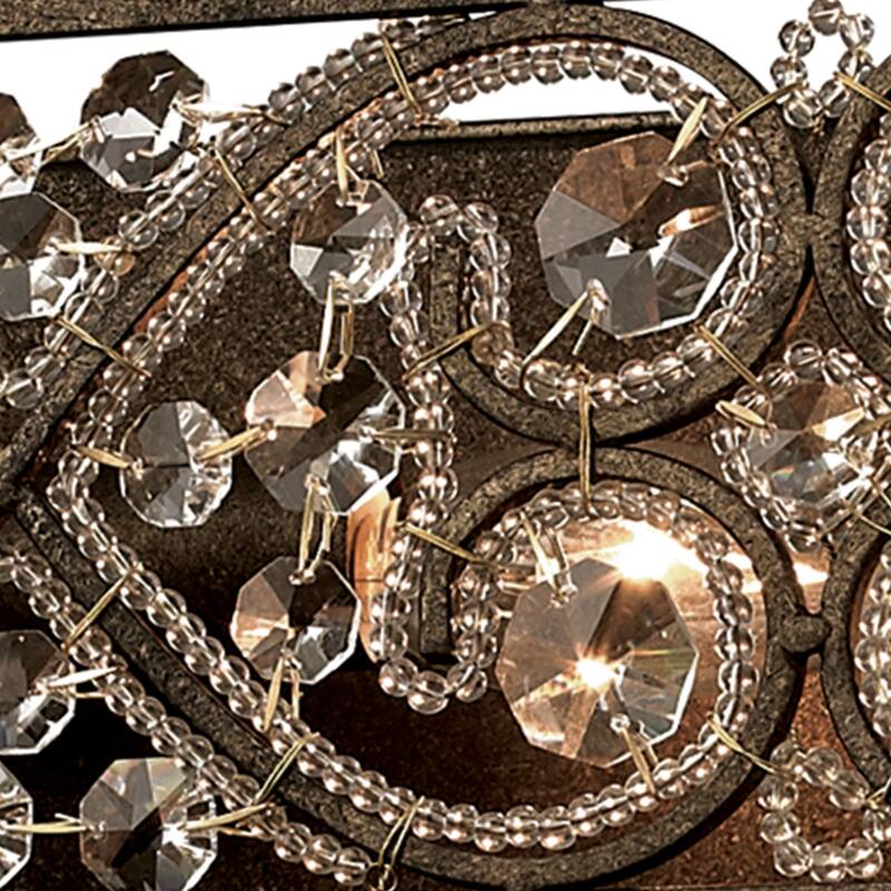 Elk Home Amherst Antique Bronze With Metal Shade 6 Light Vanity Light