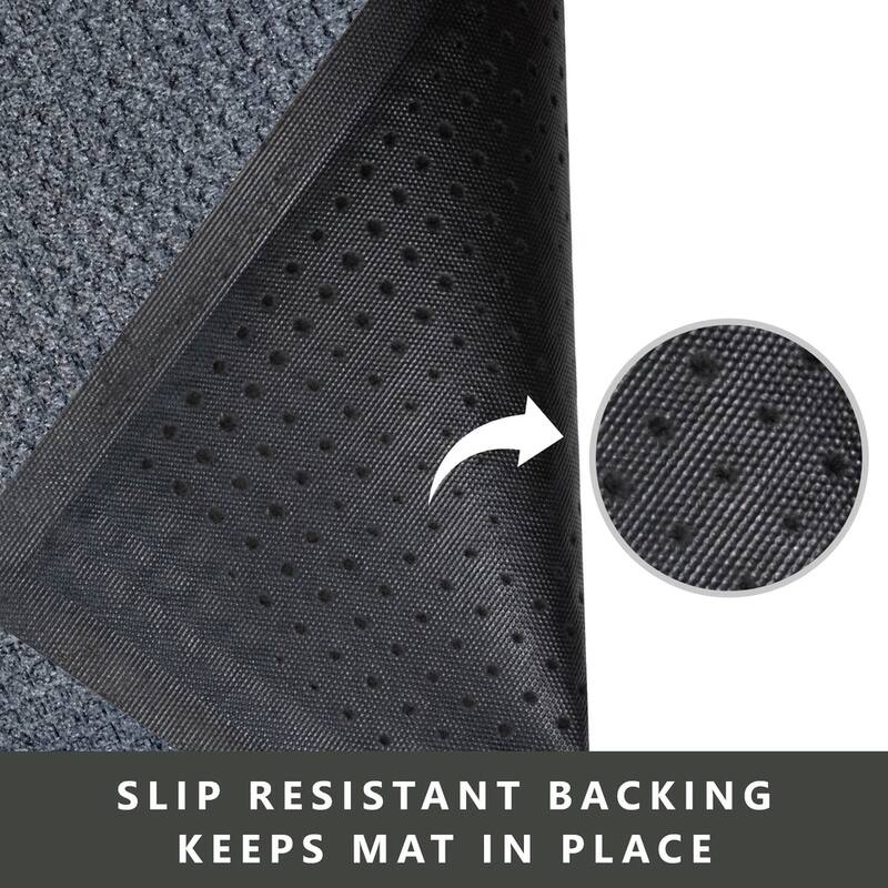 Envelor Door Mat Indoor Outdoor Low Profile Commercial Entryway Rug