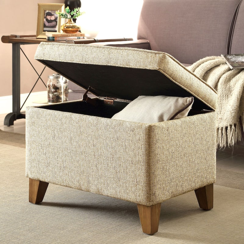 Carson Carrington Hassel Storage Ottoman - Tan - Medium
