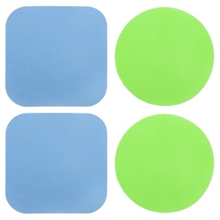 Aixoom 4-Pack Rubber Jar Opener Pads – Non-Slip, Heat-Resistant Grippers For Stubborn Lids