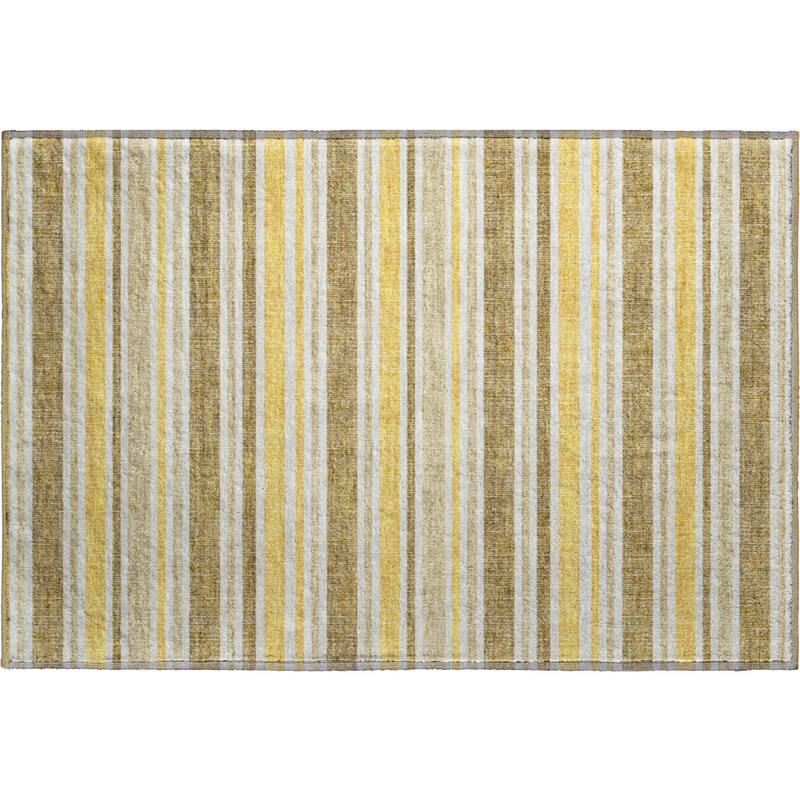 Premium Washable Super Soft Modern Cabana Stripe Mayfield Rug