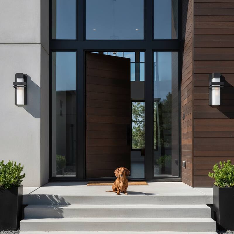 Artcraft Camden - 1-Light Outdoor Wall Light - Black