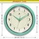 preview thumbnail 189 of 195, Infinity Instruments Round Retro Kitchen Wall Clock by Infinity Instruments