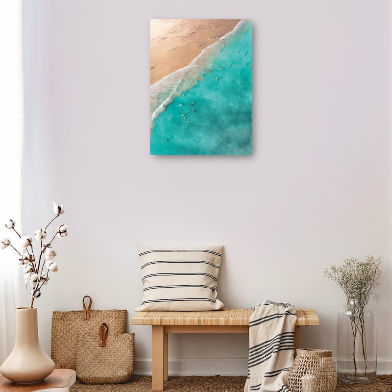 Beach Happy II By Studio Arts Canvas Art Print
