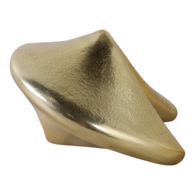 Aluminum Figurine Modern Design Decorative Accent - Gold - 5.0"