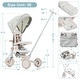 preview thumbnail 6 of 79, 7 in 1 Baby Tricycle, Foldable Toddler Tricycle with Removable and Adjustable Parent Handle, Toddler Push Bike