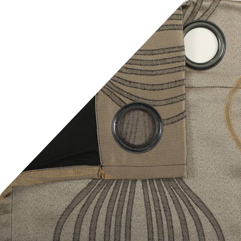 Nanshing Daniella Light Filtering Grommet Curtain Panel Pair - 37" x 84"