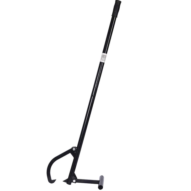 48" Metal TimberJack Triple Thick Log Lifter Heavy-Duty Log Jack - Black