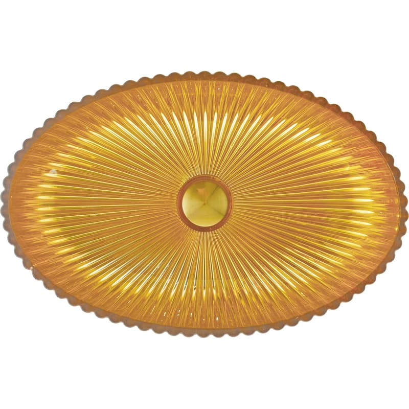 Lucine Oval Glass Crystal Bathroom Vessel Sink Basin - 21"