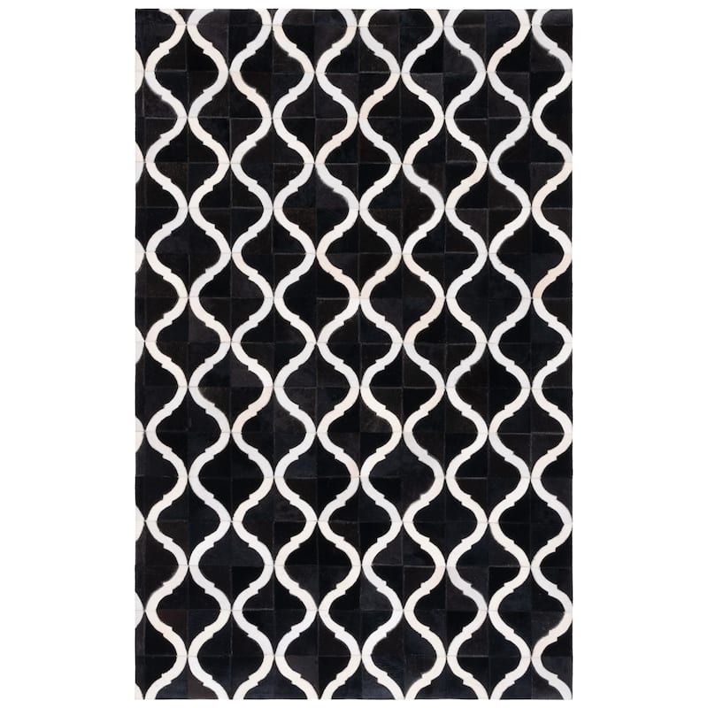 SAFAVIEH Handmade Studio Leather Meagan Mid-Century Modern Rug