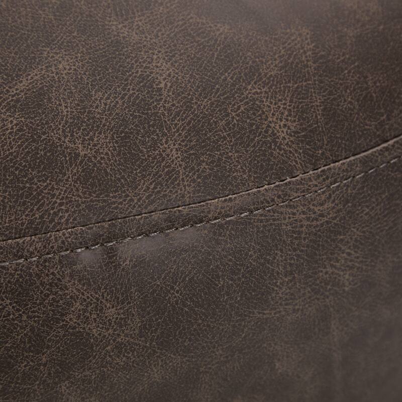 Christopher Knight Home -Modern PU Upholstered Swivel Club Chair with Wooden Base