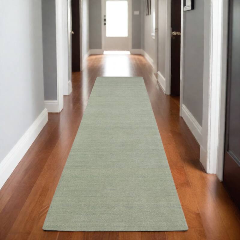 HomeRoots Solid Color Casual Rectangle Area Rug - 95.67 in. x 29.92 in.  x 0.59 in.