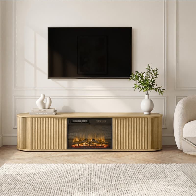 Option Oak+Fireplace