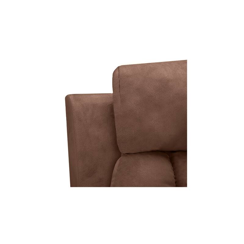 Deluxe Kids Recliner Chair with Footrest Headrest and 2 Cup Holders Microfiber Kids Recliner for Age 3+ Years