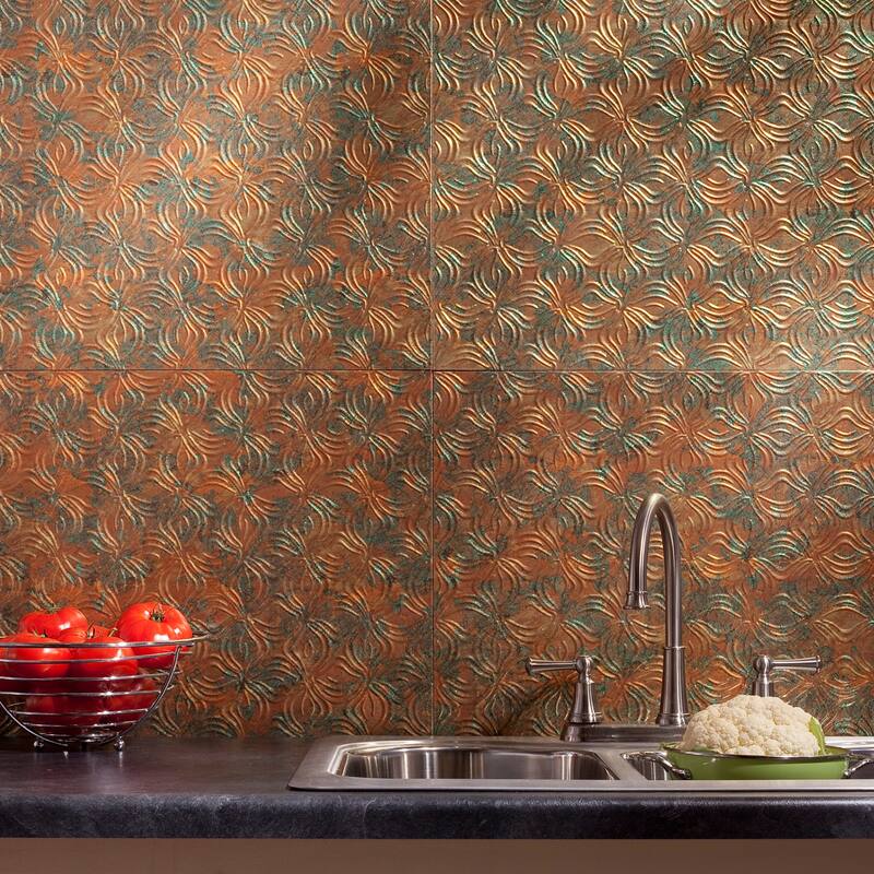 FASÄDE Lotus Decorative Vinyl Backsplash Panel