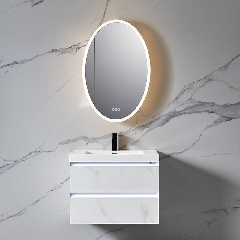 Lighted Bathroom Medicine Mirror Cabinet