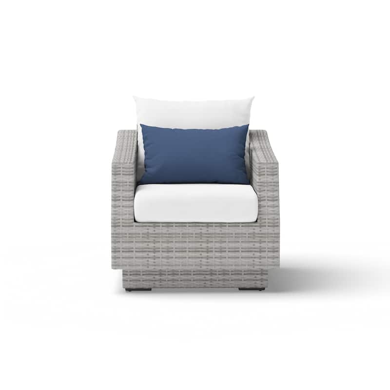 Cannes 2 Piece Sunbrella Outdoor Patio Club Chairs