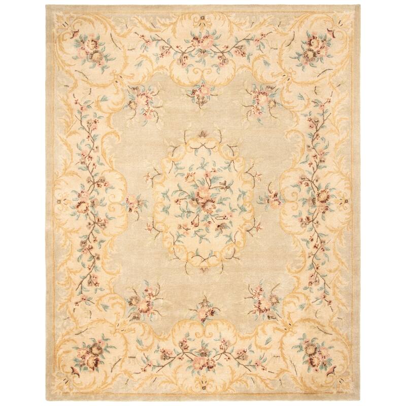 SAFAVIEH Handmade Bergama Achsah Oriental Hand-spun Wool Rug