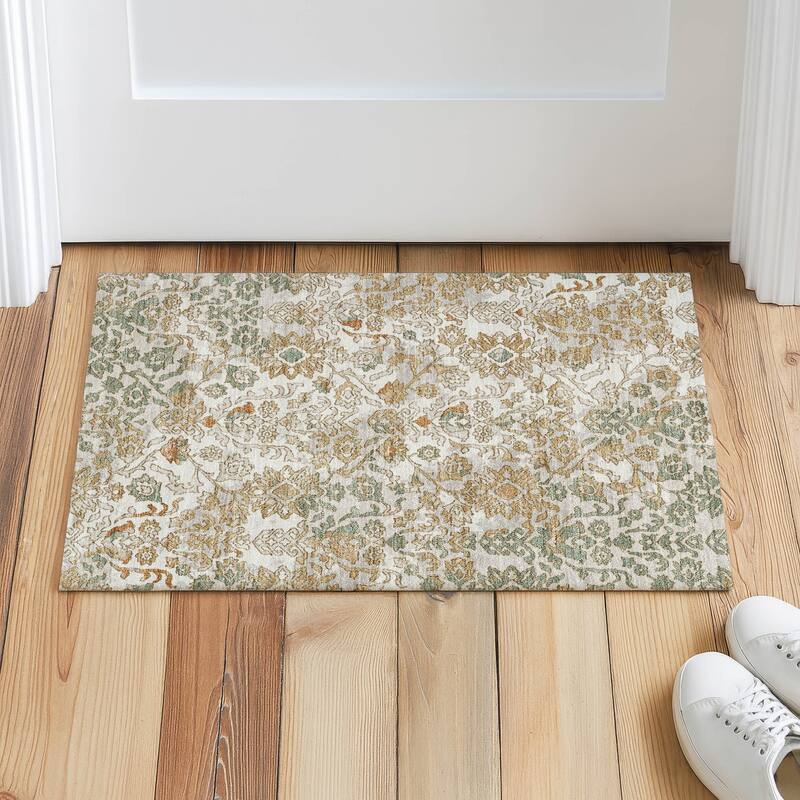 Machine Washable Indoor/ Outdoor Global Avon Chantille Rug