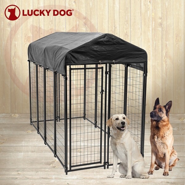 the lucky dog uptown welded wire kennel