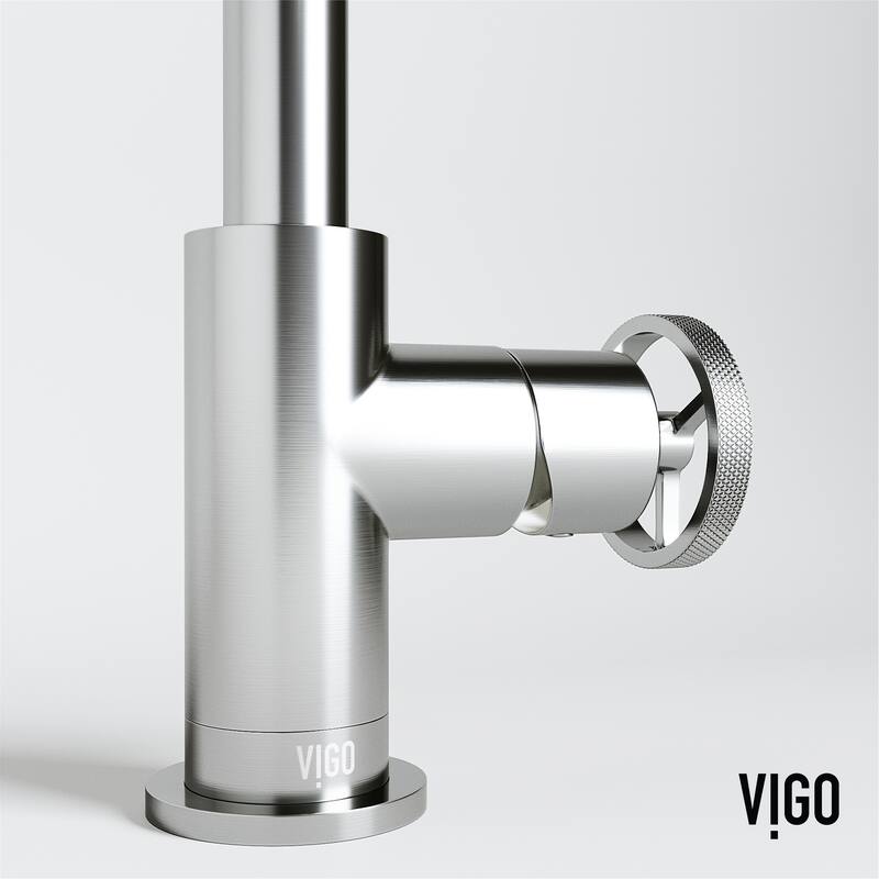 VIGO Cass 9" H Single Handle Single Hole Bathroom Faucet