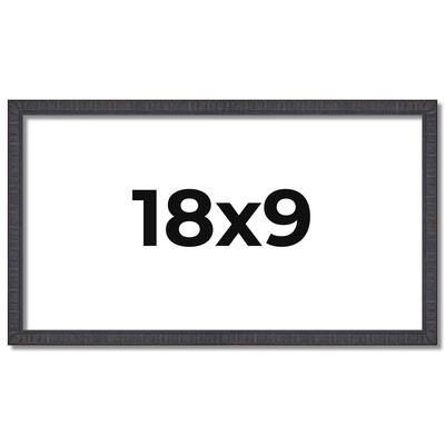 18x9 Frame Brown Solid Wood Picture Frame - Complete Modern Photo