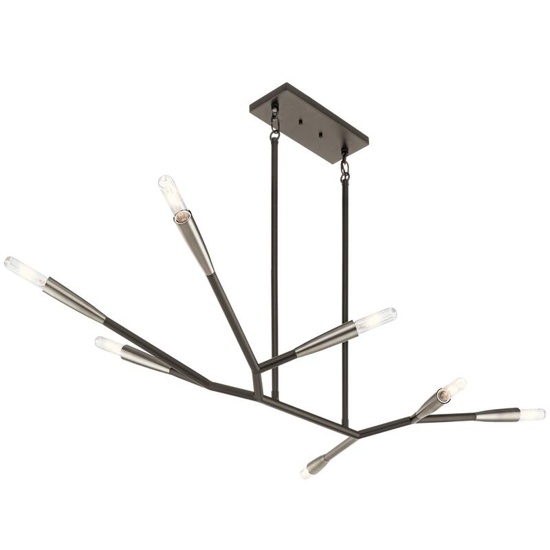 Kichler Branches 7 Light 49" Wide Chandelier - Black