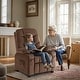 preview thumbnail 56 of 79, MCombo Big Kids Recliner Chair with Cup Holders , Velvet Fabric