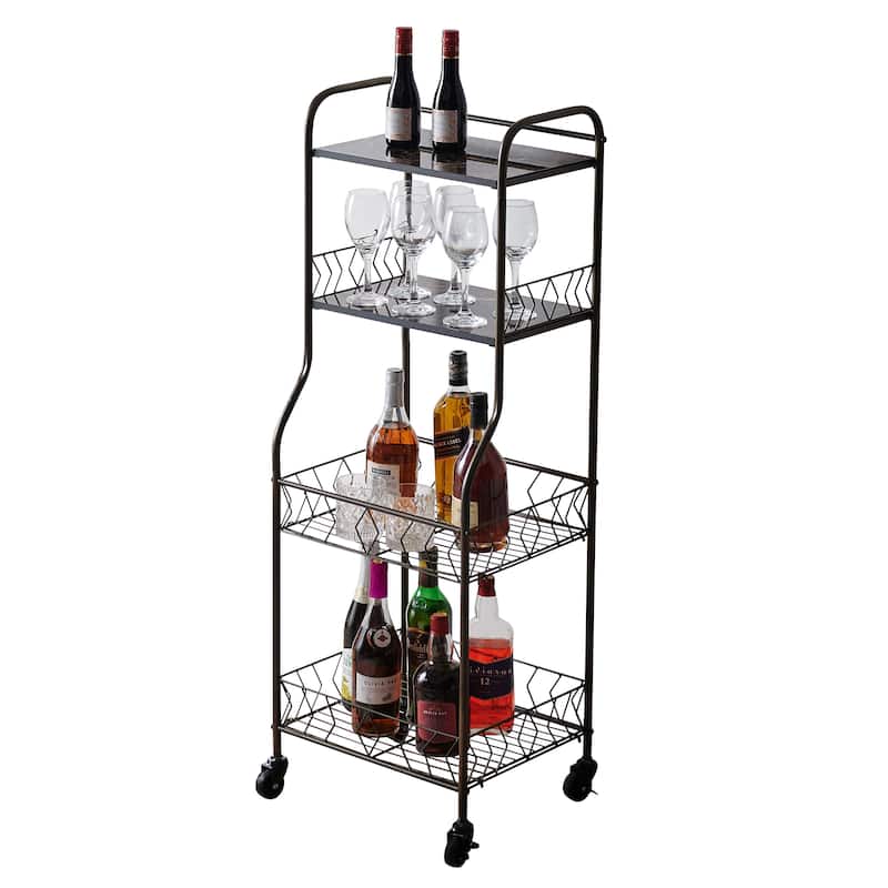 Rolling Bakers Rack (Black)