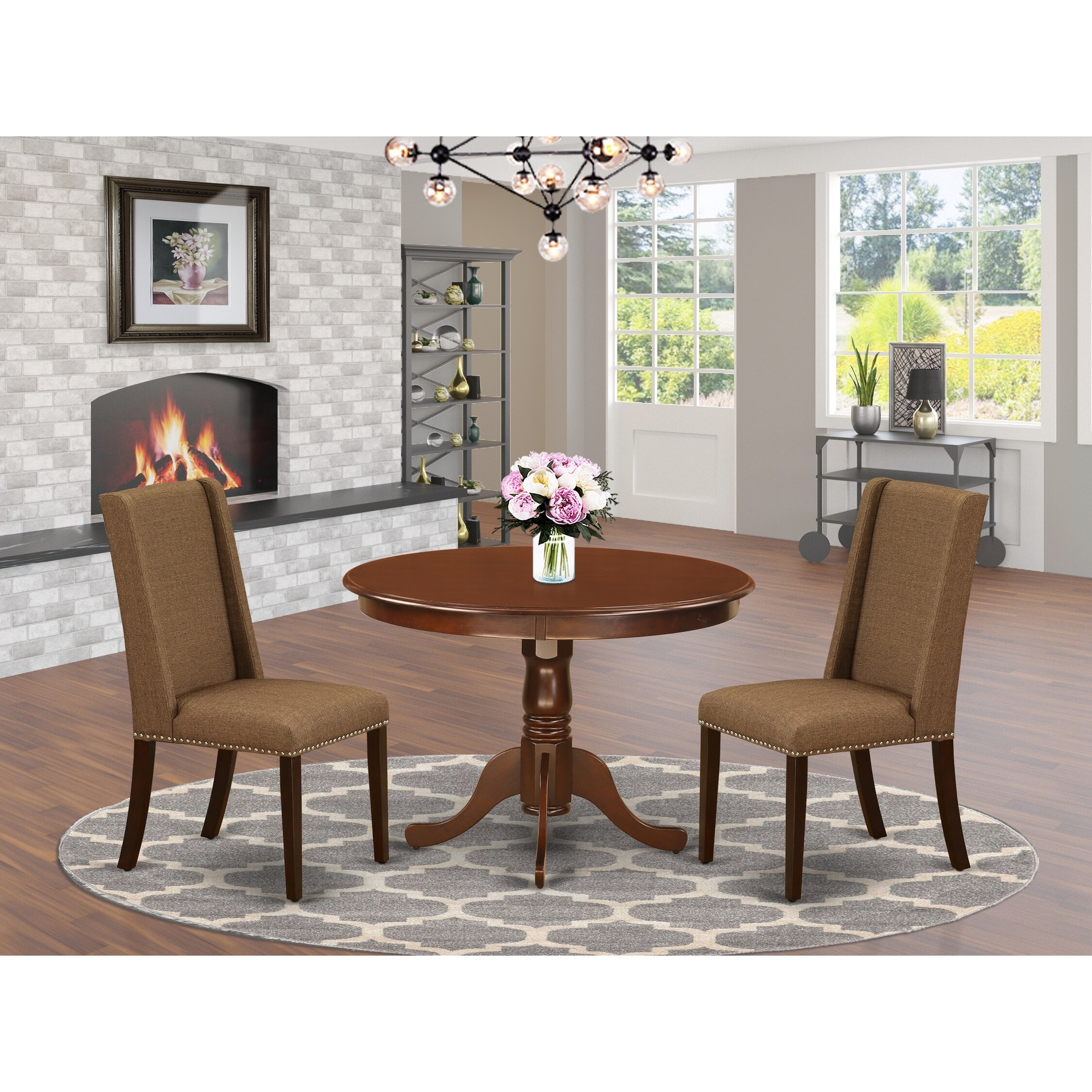 Hlfl3 Lwh 01 3 Pc Kitchen Table Set Included A Dinette Table 2 Chairs Cream Linen Fabric Linen White Finish Overstock 32085593 Having a meal should be more than just the process of sitting down and eating. overstock com