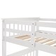 preview thumbnail 55 of 55, Twin over Full Bunk Bed with Drawer, Storage and Guard Rail, Gray
