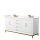 Option White, Bronze Trim, Giotto Quartz Top