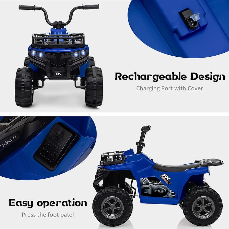 12V Kids Electric ATV Ride-On Car with Audio