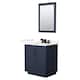 Option Dark Blue, Black Trim, Giotto Quartz Top