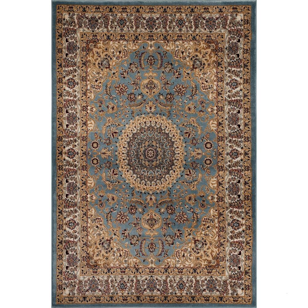 World Rug Gallery Traditional Oriental Medallion Area Rug