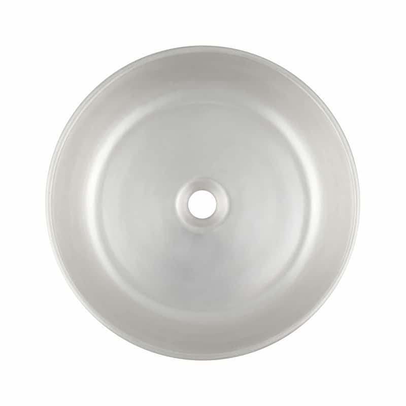 Bliss Fireclay Vessel Bathroom Sink - 16" x 16" x 4.5"