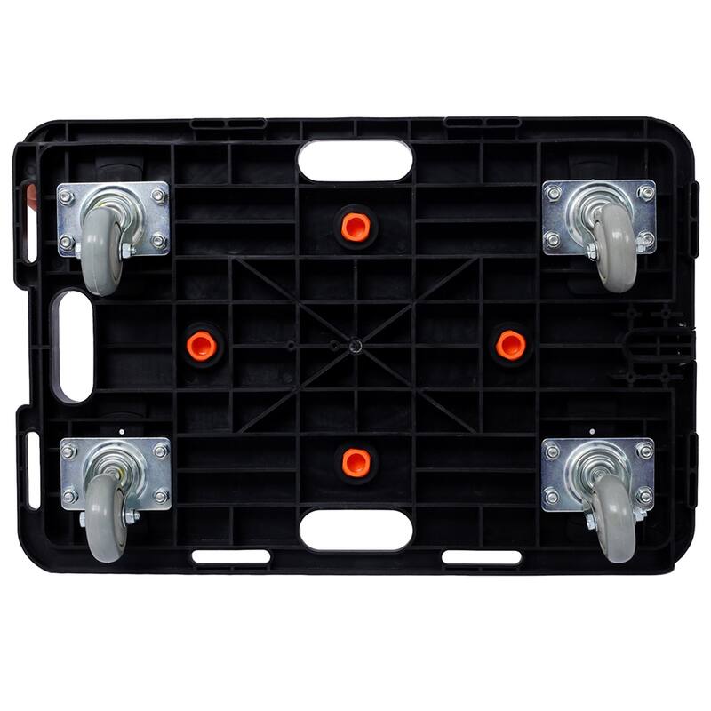 2 PCS Heavy Duty Rolling Mover, Interlocking Moving Dolly w/ 4 Wheels